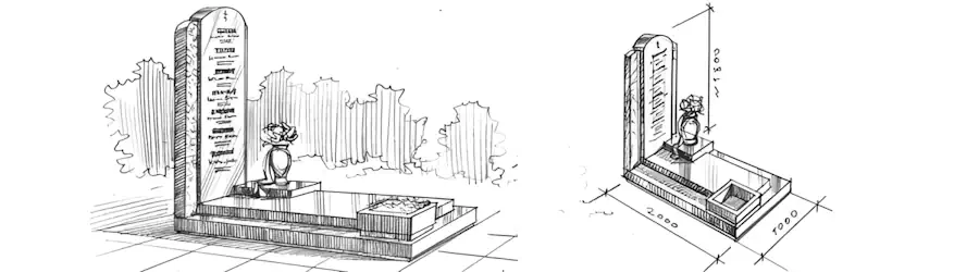 Заказать памятник по эскизу