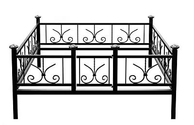 Металлическая оградка Лилия